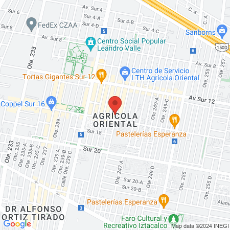 Dr. José Antonio Silva Vidal map