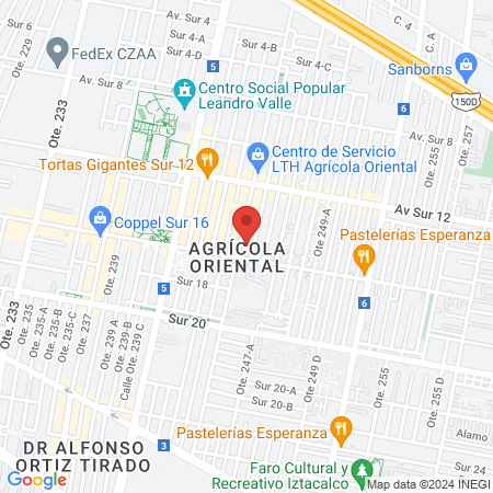 Dr. Jorge Chavarria Garces, Neumólogo map