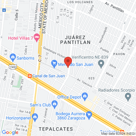 CENTRO TERAPÉUTICO SARO NEZAHUALCOYOTL map