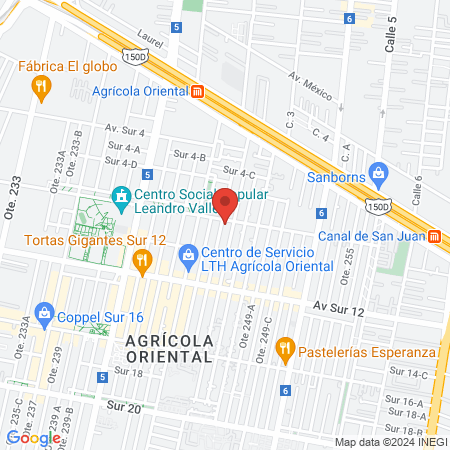 Clínica Mouth & Denti map