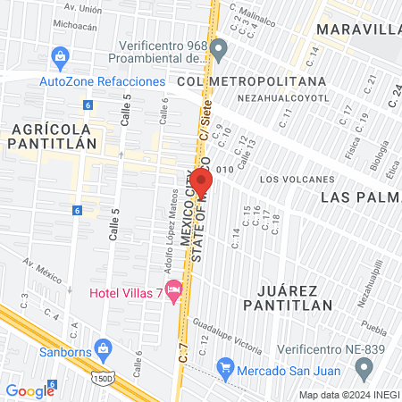 The Santos Barber Shop map