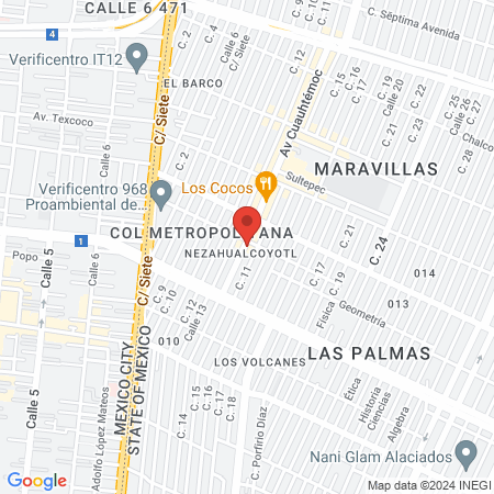 Estética Zafiro map