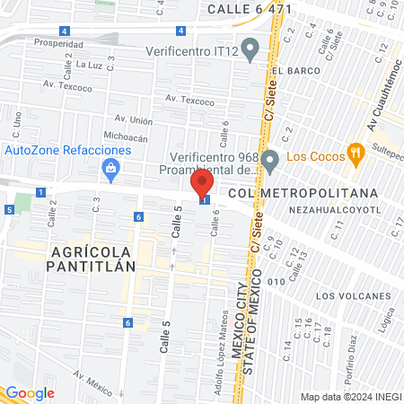 Escuela Rayo Boxing map