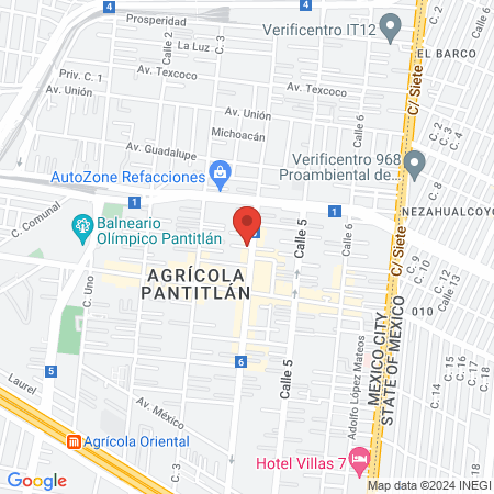 Dra. Christel Ramírez map