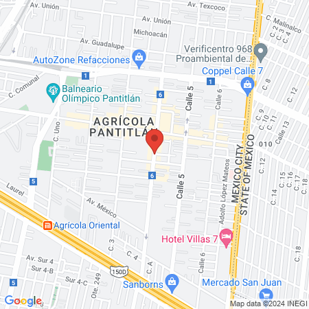 Consultorio Dental Dr.Jesus Pliego Ladron De Guevara map