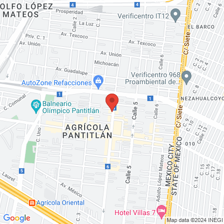 Consultorios de Medicina General del Sector Privado map