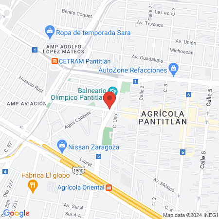 SERVICIO MÉDICO map