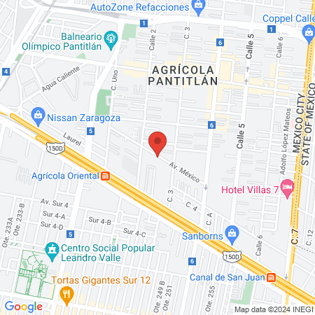 Veterinaria Katrina map