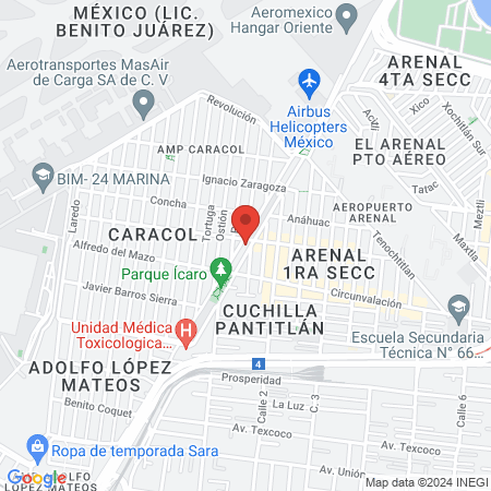 Clínica Periférica Venustiano Carranza UNAM map