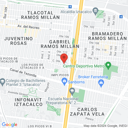 Barberia Chucho Style map