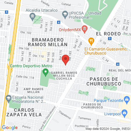 FLOWERS BARBER SHOP CDMX map