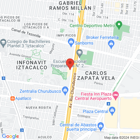 Estetica y Spa Vogue map