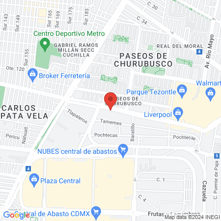 Clínica de belleza Esther map