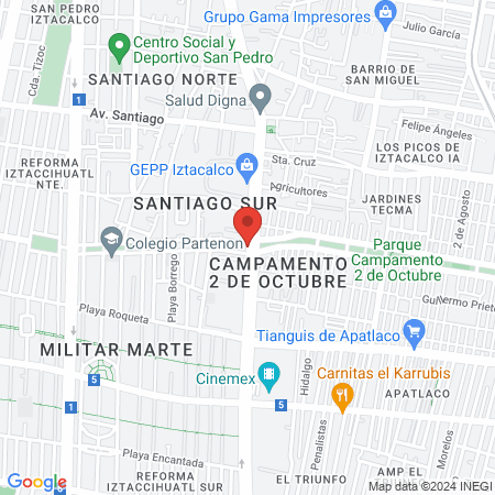 Studio A Fitness map