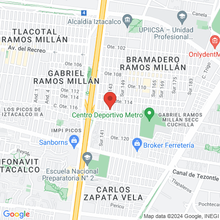 CIRUJANO DENTISTA map