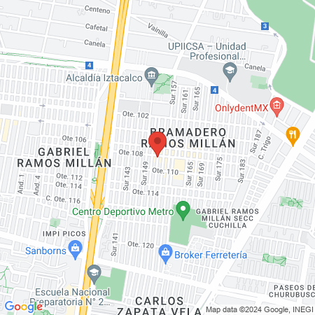 Taller Dental Hernandez suc 1 map