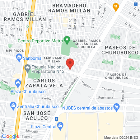 Consultorio medico map