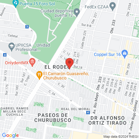 Servicios Medicos Profesionales San Judas Tadeo map