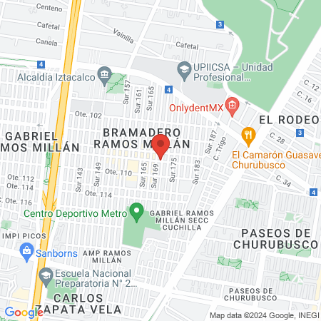 veterinaria y estética canina oriente map