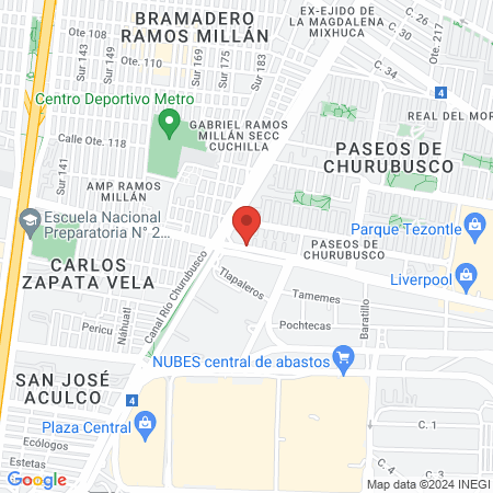 Dra Jessica Zapatero map