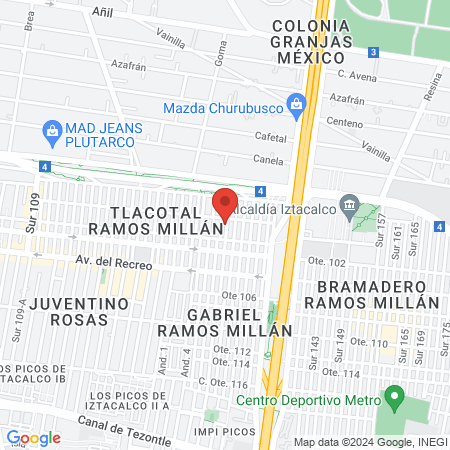 Odontologa.mx - Dra. Isis García map