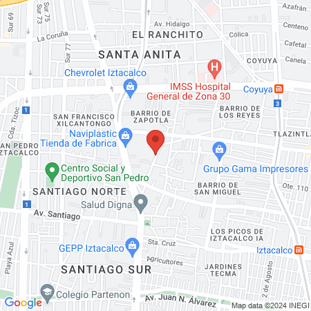 Clínica Médica Drs. Alemán map