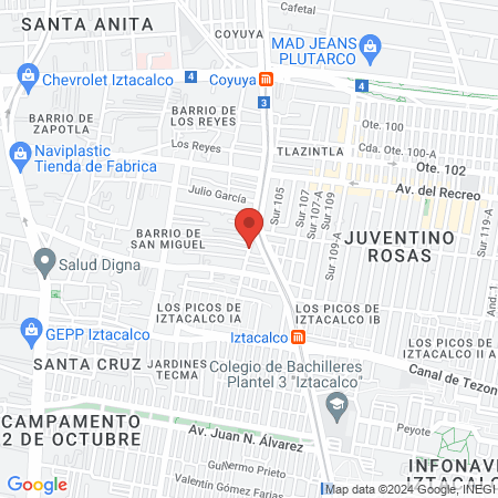 Clínica Veterinaria Perrigatos map