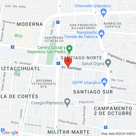 Consultorio Veterinario Peek' map