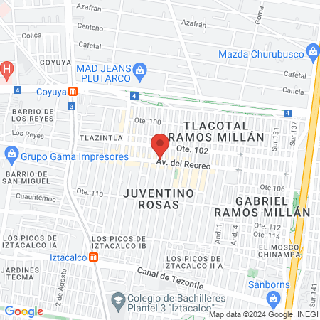 Salón beauty y barber map