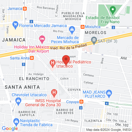 Servicio Médico Veterinario map