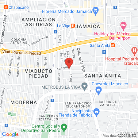 Estética Teknia map