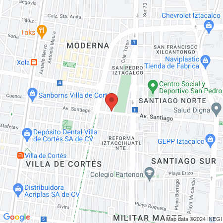 GIMNASIO MR. FORTIS map