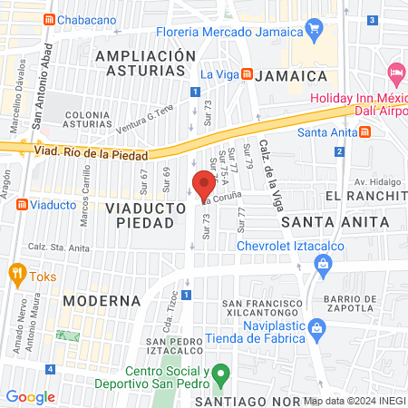 Muñeco’s Barber shop map