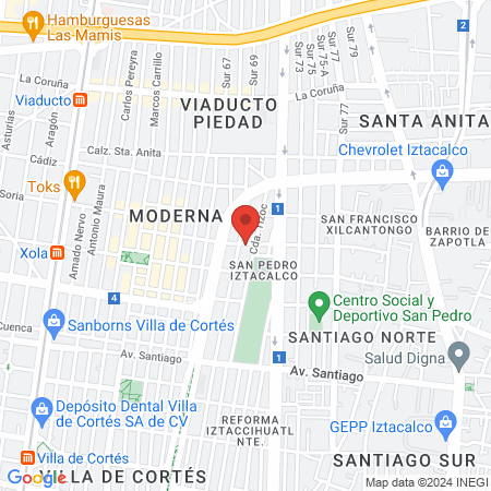 Línea Odontologica Integral MAC map