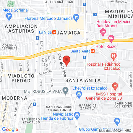 Consultorio dental Santa Anita map