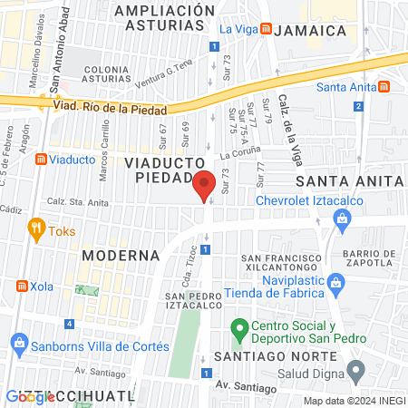 Odontología Integral C.D Itzel Padilla Basilio map