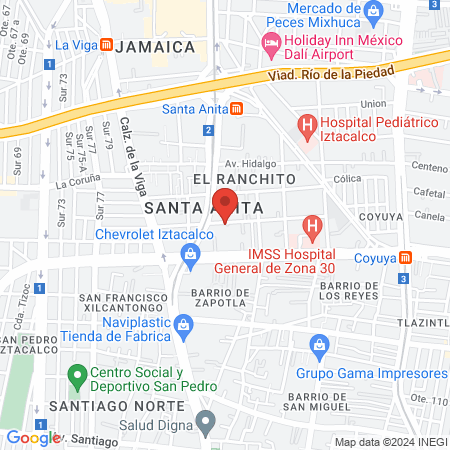 Tapia Anzo Luis Dr map