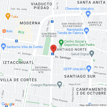 Veterinaria Molinas map