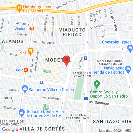 Consultorio Veterinario "El Club de Polet" map