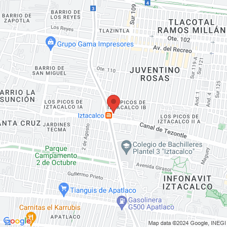 Dental Care Iztacalco map