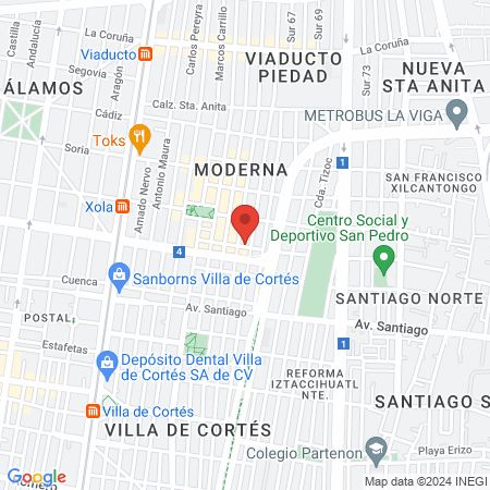 DENTISTA ALFONSO GALAN GUTIERREZ map