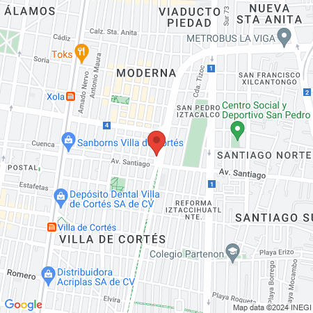 Blanqueamiento Dental map