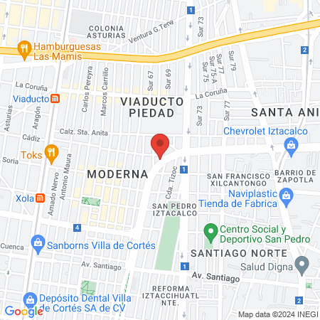 Dental Kids Mexico map