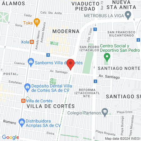 Consultorio Médico Best Plutarco map