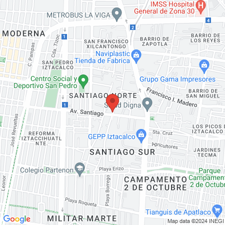 Estética Ambos Sexos map