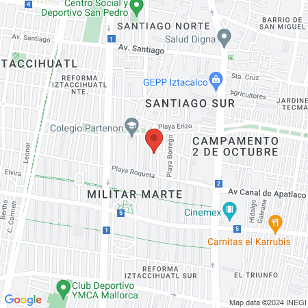 Consultorio Trendy Dent map