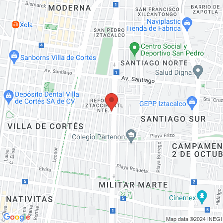 Odontologia Integral Dr. Octavio Abrego map