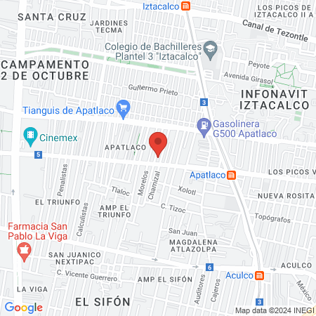 Zavala Castañeda Raul Sergio D map