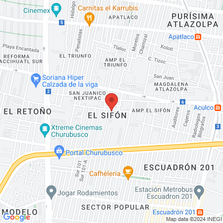 Laboratoríos Ortíz map