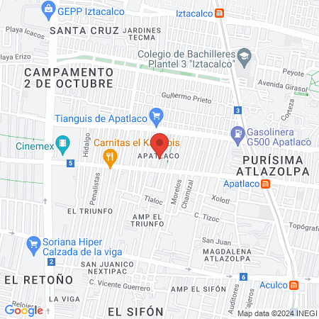 Consultorio Veterinario y Estética Canina map